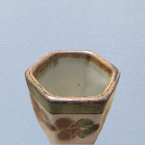 Mexico Hand Painted Pottery,Toothpick Holder,Shot Glass - Picture 4 of 9